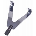 SHIMPO FG-M6FKL Steel Forked Hook Adapter, M6 Thread-