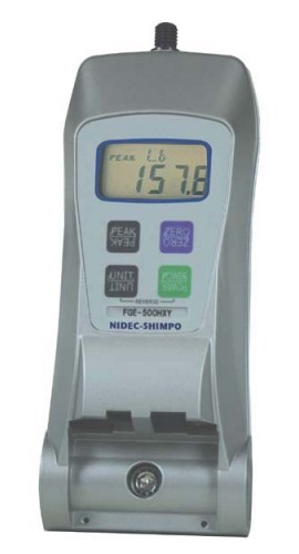 SHIMPO FGE-500HXY High Capacity Digital Force Gauge 500 lb/250 kg/2500 N-