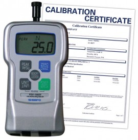 SHIMPO FGV-2XY-NIST Digital Force Gauge, 2 lbs, -