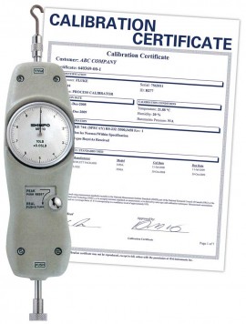 SHIMPO MF-10KG-NIST Mechanical Force Gauge, -